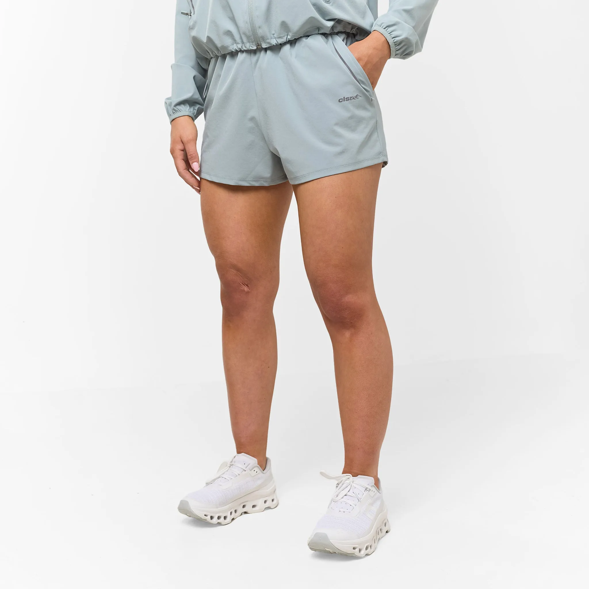Lightweight Performance Short & Jacket Set | Sage