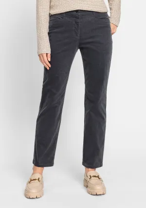 Lisa Fit Straight Leg Micro Cord Trouser