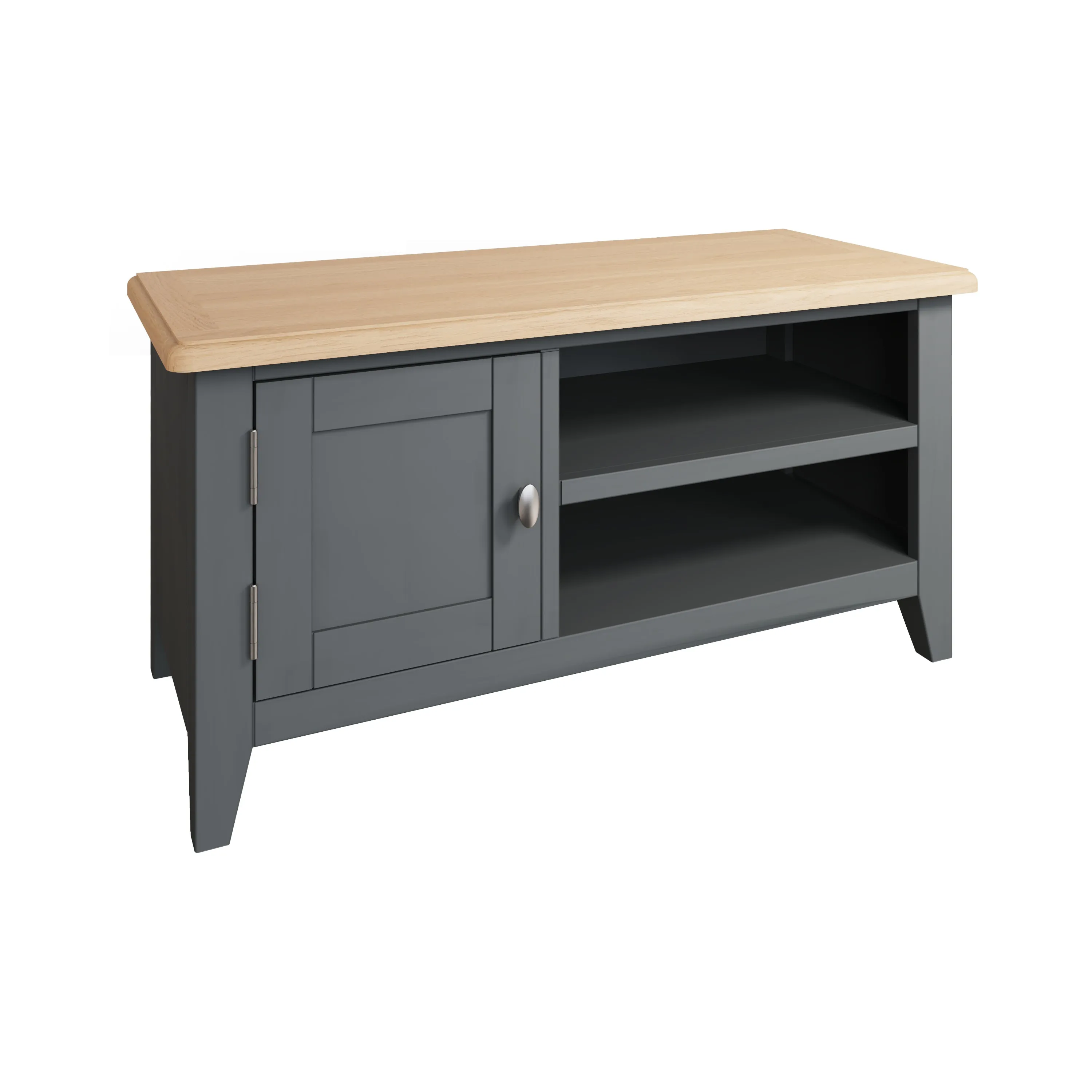 Malmesbury Grey TV Unit 90 x 38 x 45 cm