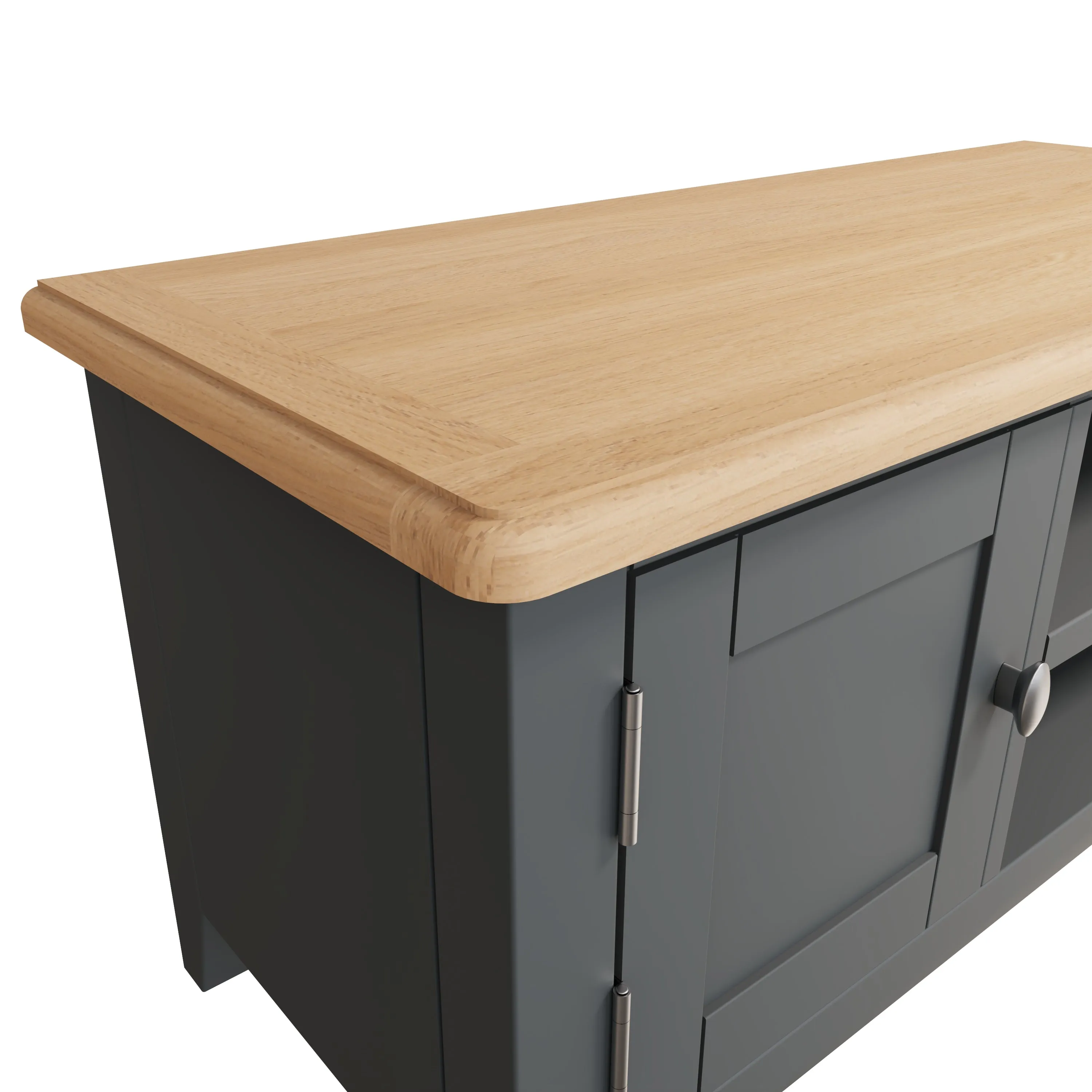 Malmesbury Grey TV Unit 90 x 38 x 45 cm