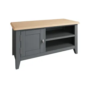 Malmesbury Grey TV Unit 90 x 38 x 45 cm