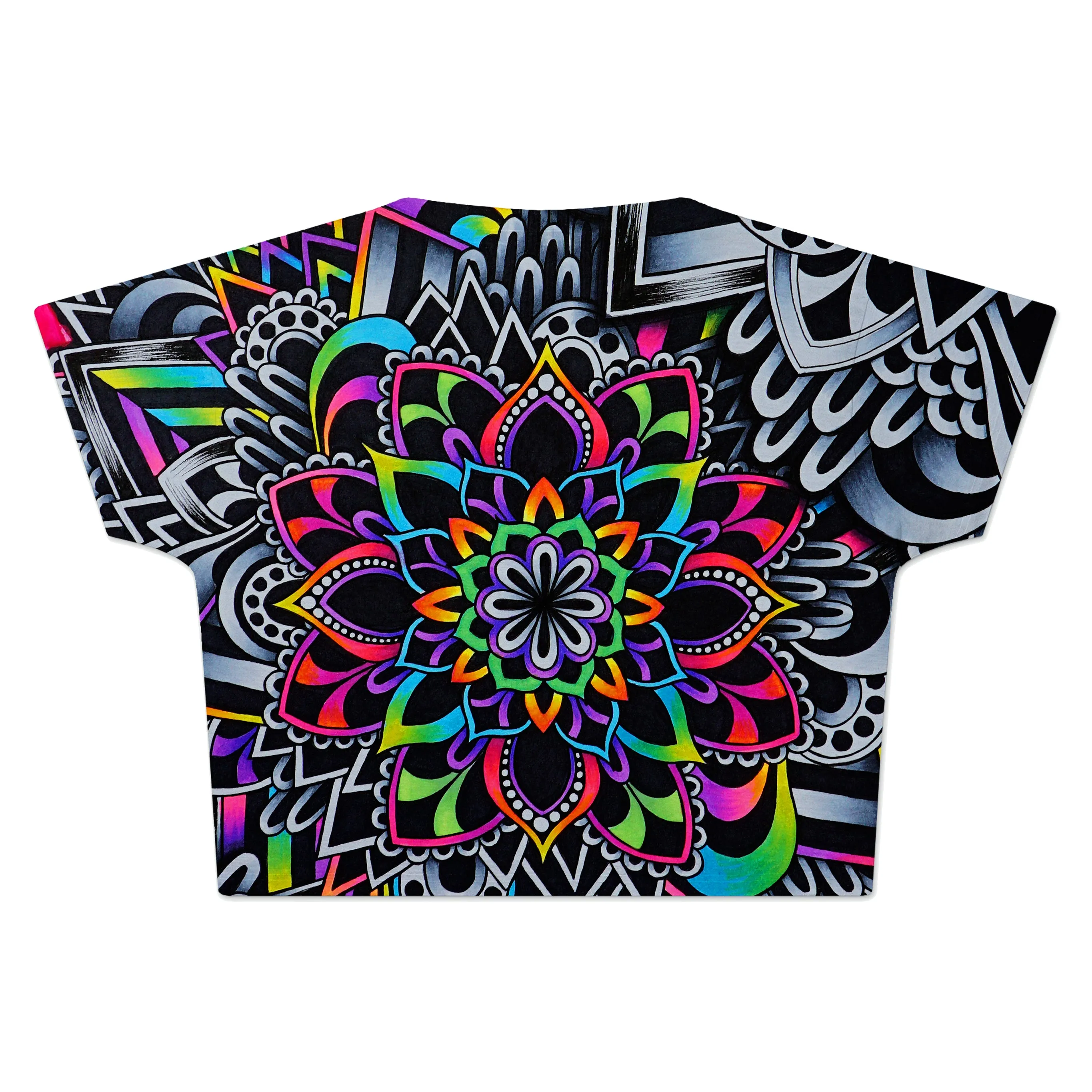 Mandala Vibez Crop Tee