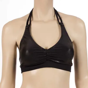 Monique Top- Black Wet Look