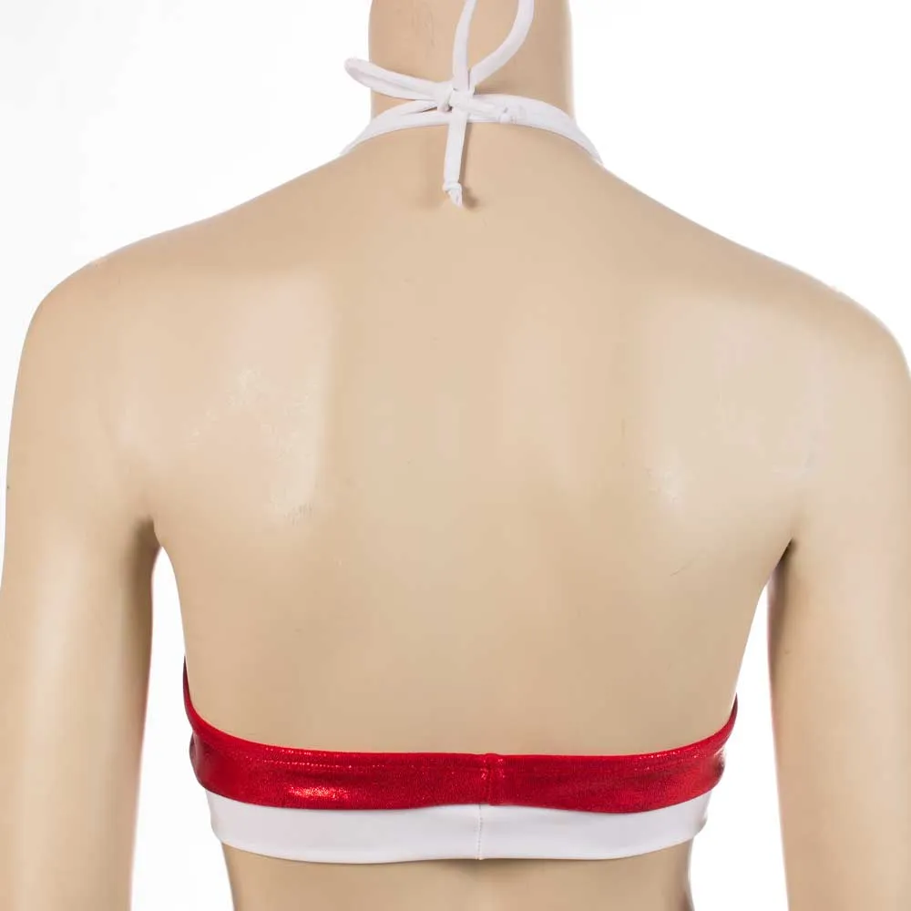 Monique Top- Red and White Mystique