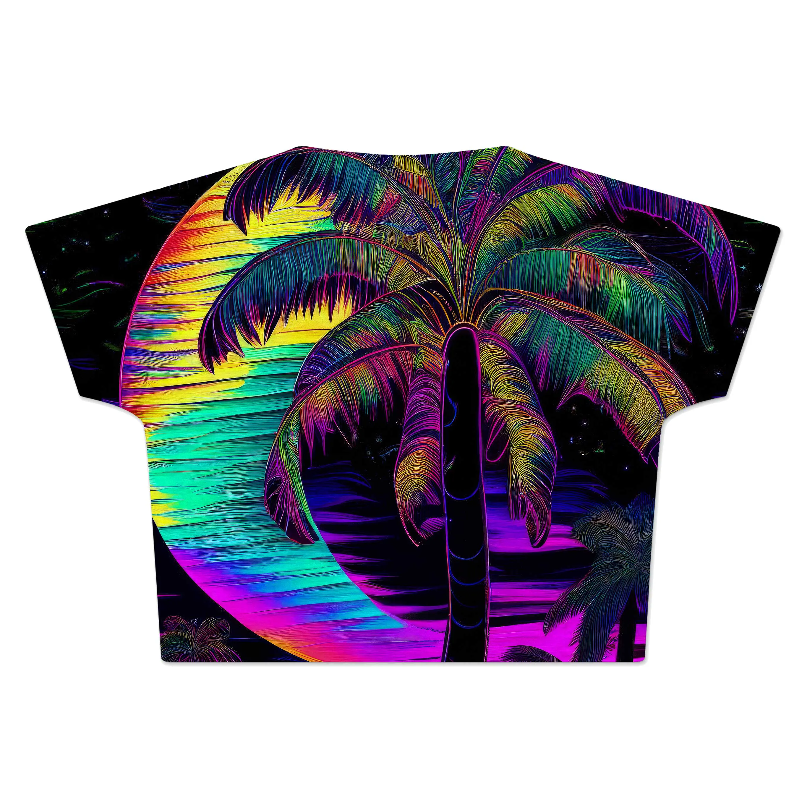 Neon Nights Crop Tee