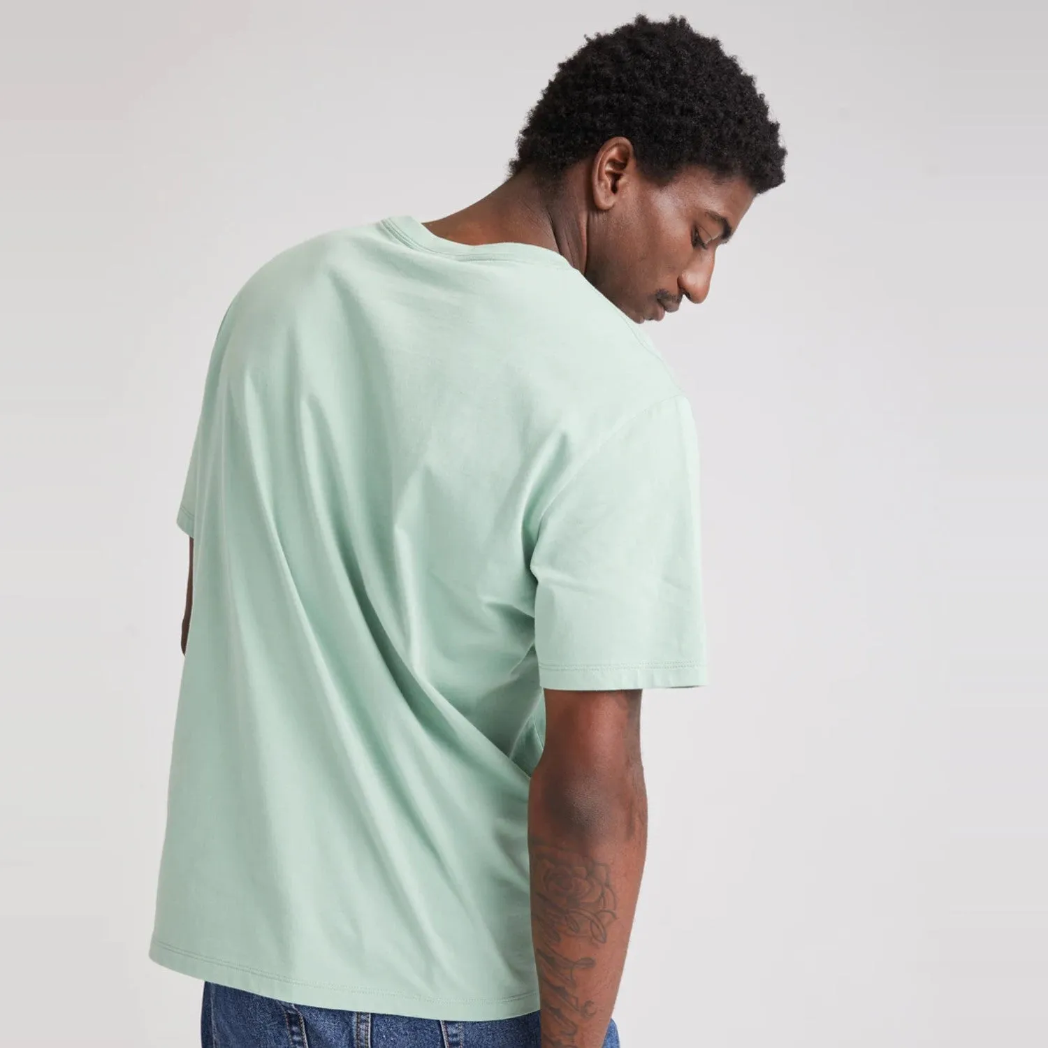 Pima Crew Pocket Tee (Sage)