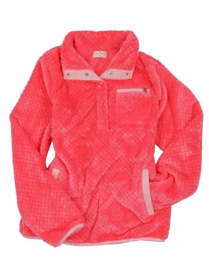PINK FLEECE PULL OVER