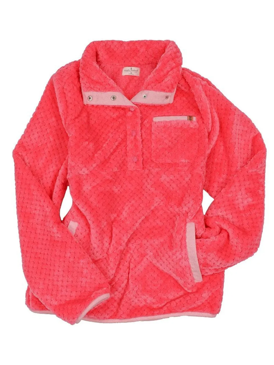 PINK FLEECE PULL OVER