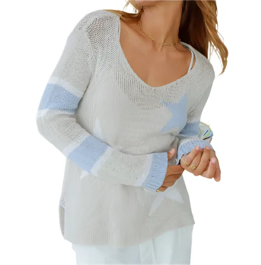 QUINN STRIPE V COTTON