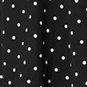 Smak Parlour 1960s Black & White Polka Dot Trend Setter Flare Skirt