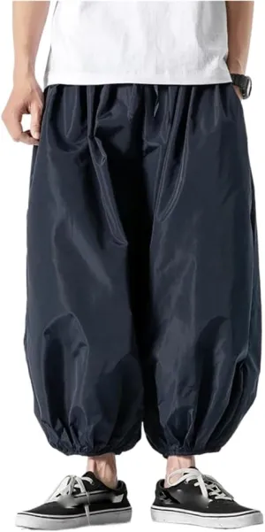 Streetwear Harem Pants Mens Solid Color Casual Man Style Spring Summer Men' Trousers