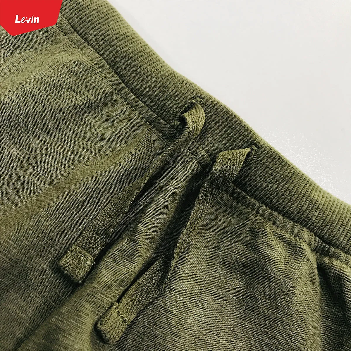 Teen Girls Solid Color Drawstring cotton shorts