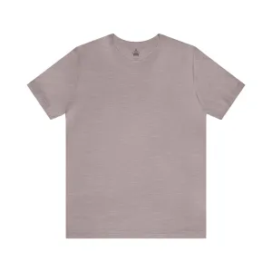 Unisex Jersey Short Sleeve Heather Pink Gravel T Shirt