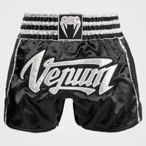 VENUM ABSOLUTE 2.0 MUAY THAI SHORTS (BLACK / SILVER)