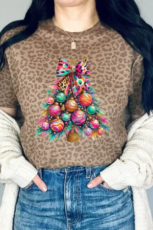 Vivid Christmas Tree Fine Jersey Tee