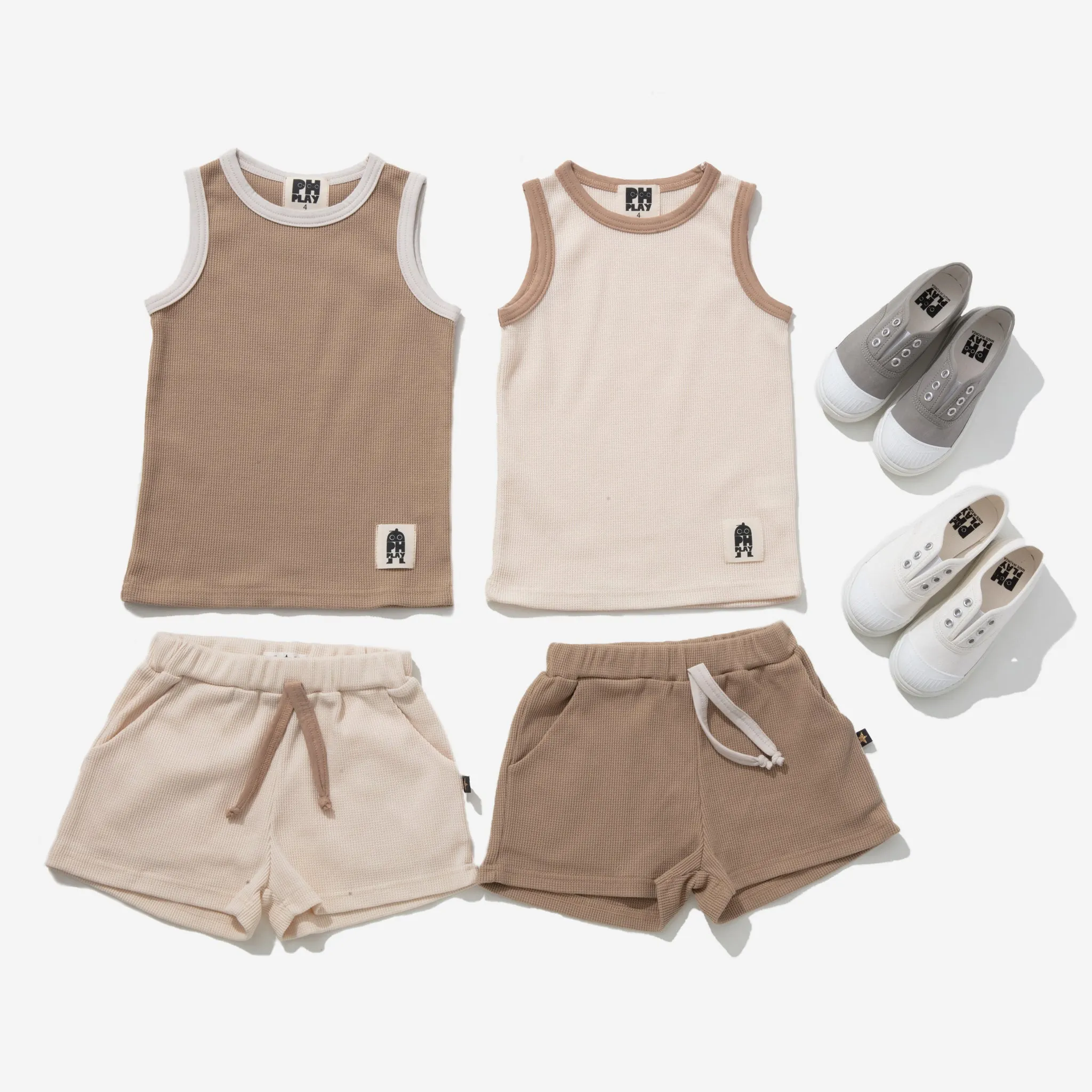 Waffle Tanktop Set