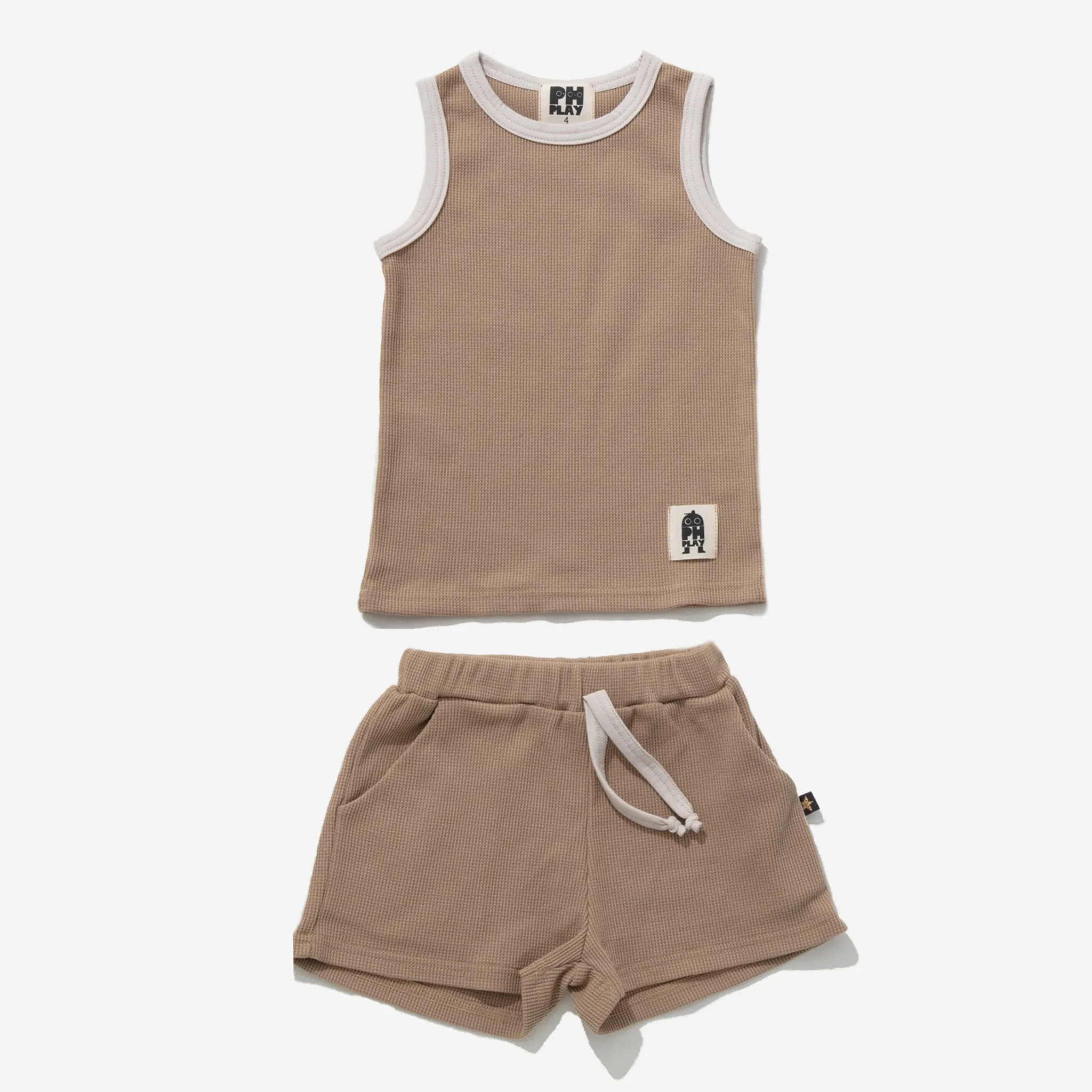 Waffle Tanktop Set