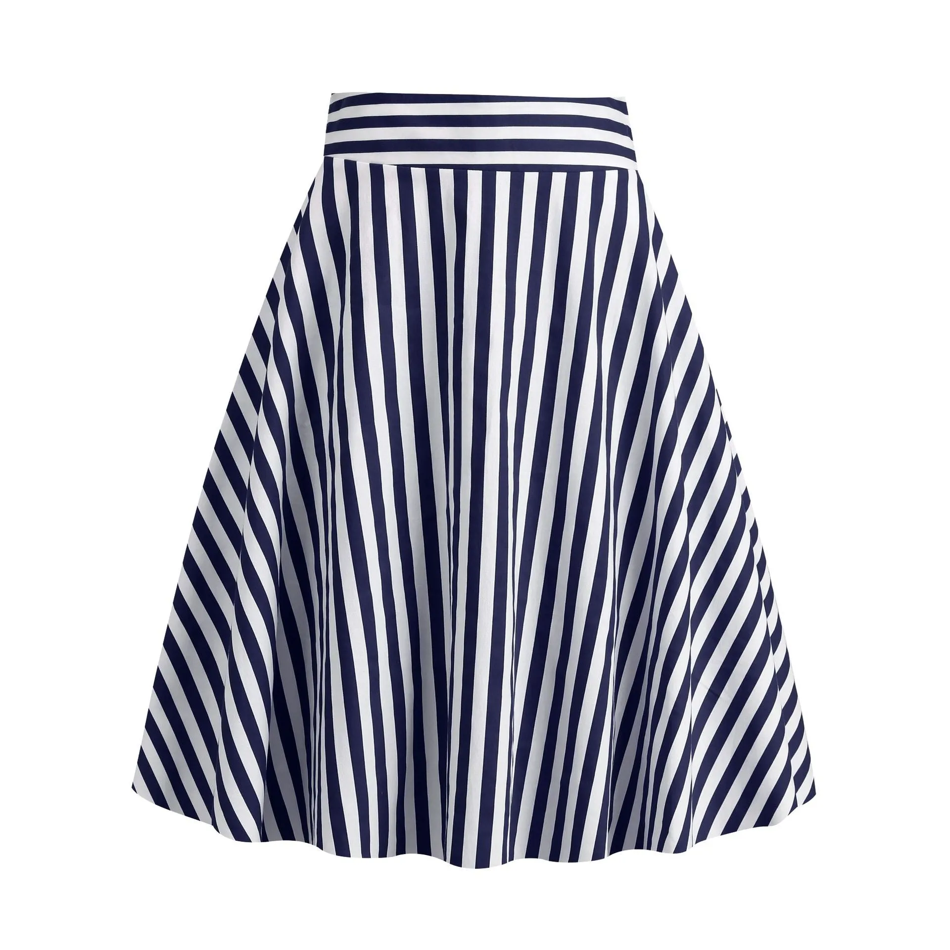 Women's Retro Elegant Striped Skirt Women's Skirt