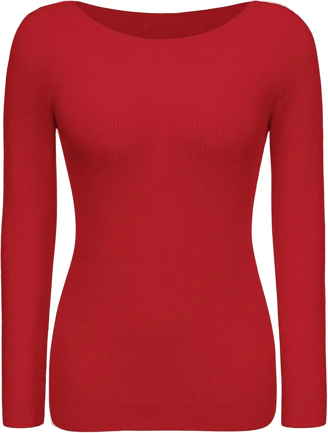 Zeagoo Knitted Pullover Ribbed Long Sleeve Pullover (DE Only)