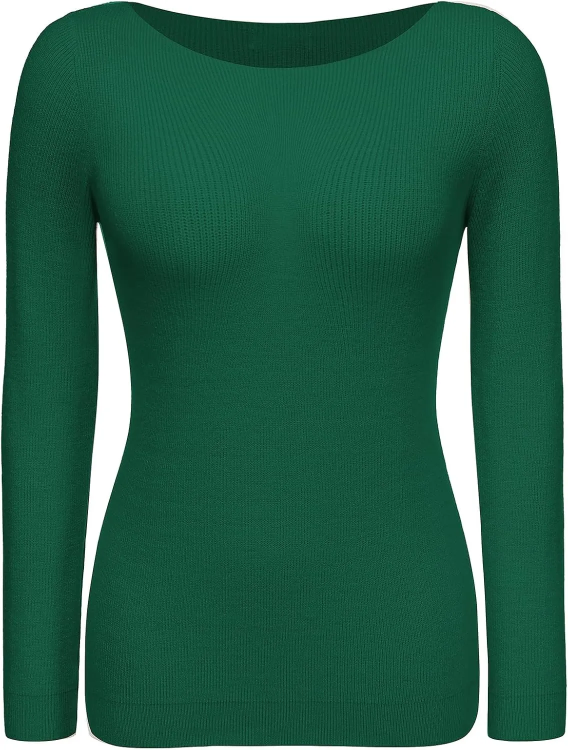 Zeagoo Knitted Pullover Ribbed Long Sleeve Pullover (DE Only)