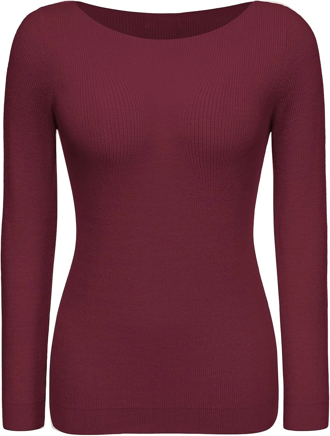 Zeagoo Knitted Pullover Ribbed Long Sleeve Pullover (DE Only)