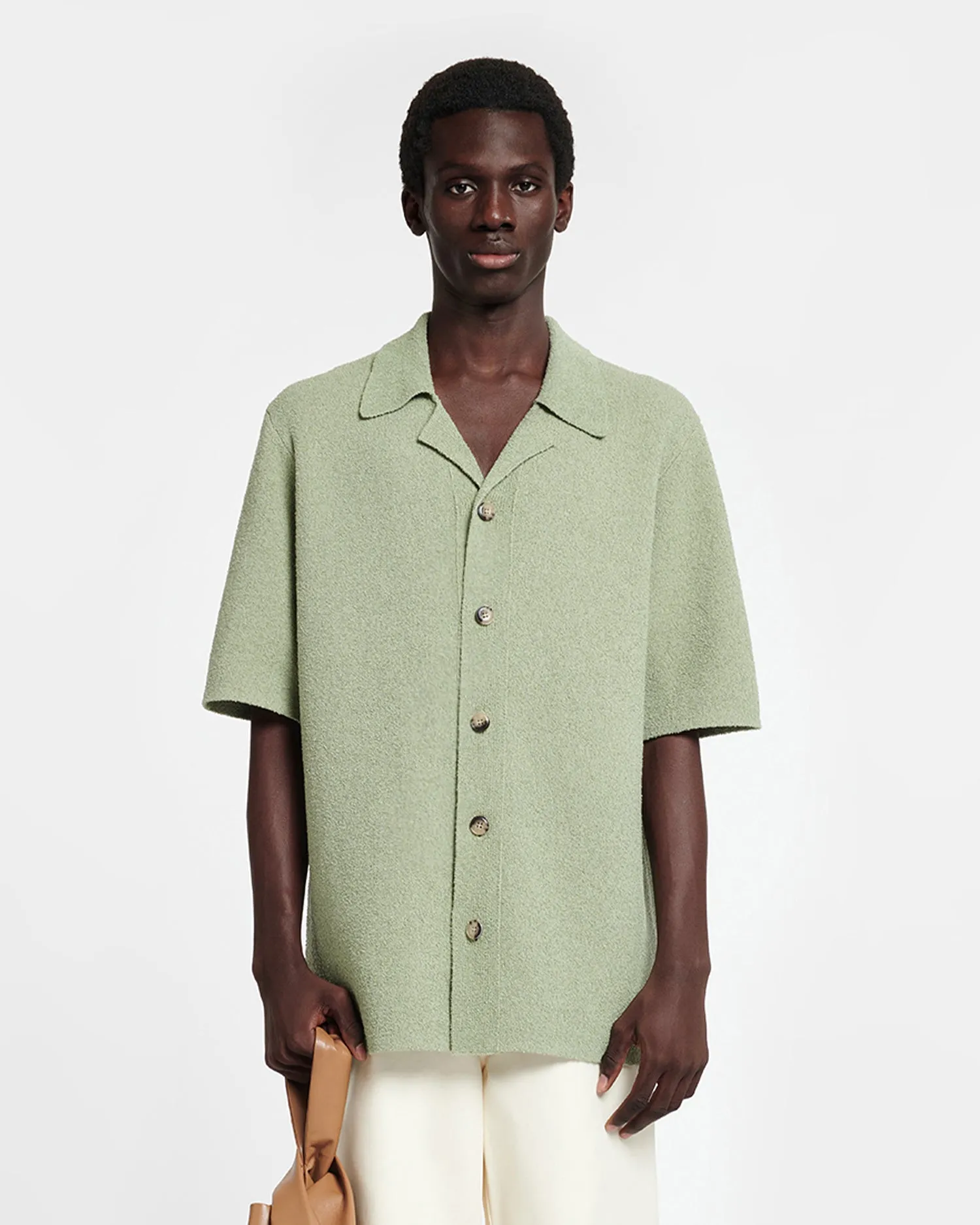 Ziko - Terry-Knit Shirt - Faded Sage