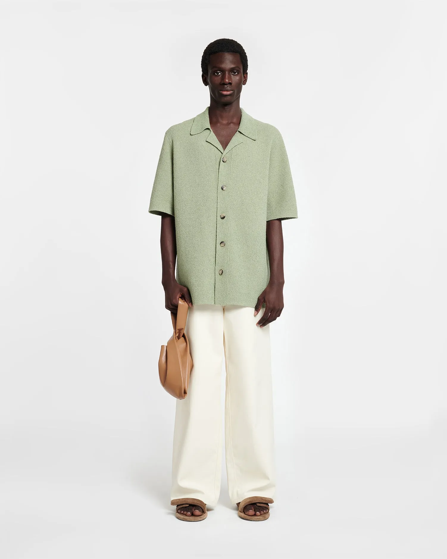 Ziko - Terry-Knit Shirt - Faded Sage